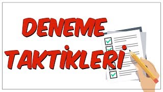 Deneme Sınavı Taktikleri [upl. by Iain]