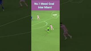 No1 Messi Goal Inter Miami [upl. by Adeehsar]