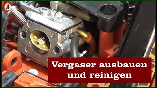 Vergaser ausbauen und reinigen  Dolmar Kettensäge [upl. by Diskson846]