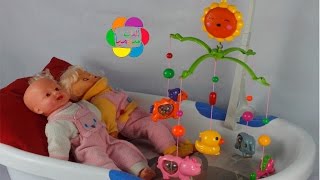 العاب العرايس الحقيقية ولعبة سرير الطفل للبنات والاولاد Real baby bed games [upl. by Fini]