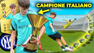 ⚽️Ho sfidato il CAMPIONE di ITALIA dellINTER di 15 ANNI talento FORTISSIMO  Football Challenge [upl. by Martinsen374]