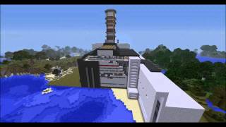 Minecraft AKW RBMK Reaktoranlage Tschornobyler Bauart Teil 2 [upl. by Kelwen]