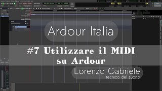 7 Utilizzare il MIDI su Ardour [upl. by Zabrina]