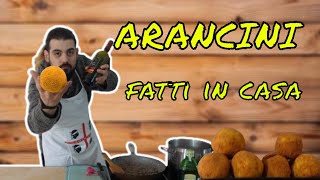 ARANCINI FATTI IN CASA da rifare assolutamente cucina arancini fritto ricetta [upl. by Ambert909]