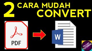 2 Cara Mengubah File PDF Ke WORD Di Laptop Atau PC Dengan Mudah [upl. by Eessej]