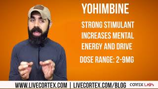 Yohimbine Basically a preworkout NOOTROPIC [upl. by Atinaujnas737]