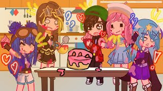 ✦Cooking with KREW🎂🍬✦✦og concept✦✦Krew gacha club✦✦ krewreacts ✦ [upl. by Anderegg966]