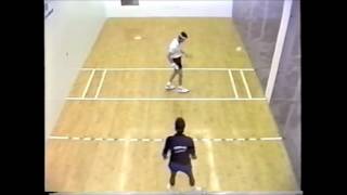 1988 US Racquetball National Championships Mens Singles Final  Roberts vs Cascio [upl. by Widera]