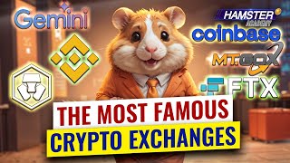 Top 6 famous crypto exchanges changed the world of crypto ⚡️ Hamster Academy [upl. by Ed399]