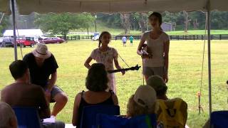 Emily and Christina Saliga  String Band Contest  Morehead Old Time Festival 2011 [upl. by Sinnaoi]