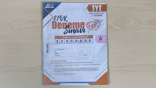 110NET HIZ VE RENK EFOR TYT DENEME SINAVI mezun deneme 4  ilk100 yks2025 [upl. by Eletnahc]