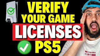 How to Verify your Game Licenses on PS5 [upl. by Rodney]