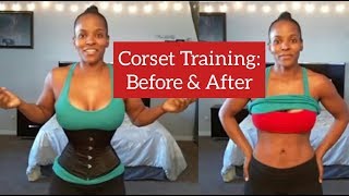 Corset Training Update Before amp After [upl. by Hyland]