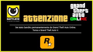 Parliamo di BattlEye primi BAN di MASSA di ACCOUNT su GTA Online per PC [upl. by Llehcsreh412]