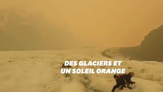 À cause des incendies en Australie les glaciers de NouvelleZélande virent marron [upl. by Komarek393]