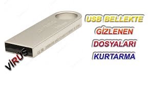 Virüs Bulaşan Usb Bellekten Bilgileri Kurtarma [upl. by Ronyam]