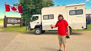 Road Trip to Banff Canada in my New Home on Wheels Mitsubishi Fuso Truck Camper [upl. by Mcgrath]