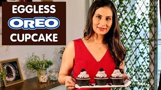 Eggless Oreo Cupcake  Valentine Special Recipe  Eggless Oreo Cupcakes  Meghna’s Food Magic [upl. by Sisson]