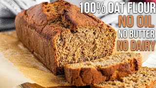 Healthy Banana Bread OAT FLOUR [upl. by Uis]