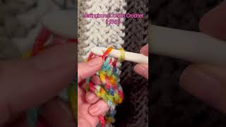 Herringbone Double Crochet HBdc Stitch Tutorial [upl. by Etnovert]