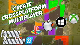 FS22 How To Create CrossPlatform Multiplayer  Farming Simulator 22 [upl. by Trina]