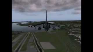 XPlane 1020 64bit free demo AV8B Harrier II test flight [upl. by Ringler]