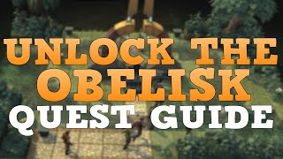 How To Unlock The Obelisk  Obelisk Quest Guide  Brighter Shores [upl. by Ecydnak882]