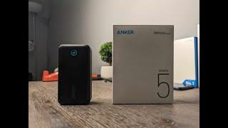 Anker 533 10000 MAH battery bank unboxing and review [upl. by Leigha]