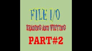 Java File IO  Reading from and Writing to Files  part 02 [upl. by Aennyl]