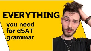 DigitalSAT grammar EVERYTHING you need to know [upl. by Ahsieyk]