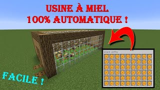 TUTO Usine à miel 100 automatique l Minecraft 120  119  💖 [upl. by Dayna]