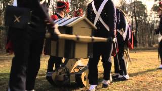 Reconstitution armée napoléonienne  le tir au canon Système Gribeauval [upl. by Neerahs847]