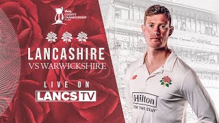 🔴 LIVE Lancashire vs Warwickshire  DAY TWO  Vitality County Championship [upl. by Caneghem385]