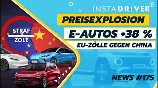 EUStrafzölle auf EAutos 38 ⚡️Neues von Porsche Hyundai Ford Cupra etc  EAutoNews 175 [upl. by Adnohr553]