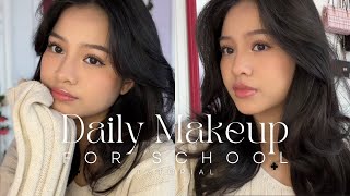 Daily Makeup Tutorial for School beginnerfriendly [upl. by El]