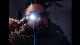 Gib ASMR  Eye Exam and Light Test Before Work [upl. by Eniahpets]