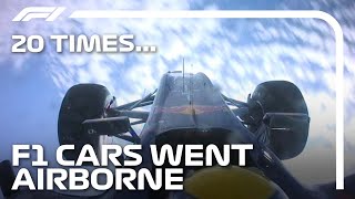 20 Times F1 Cars Went Airborne [upl. by Assirek]