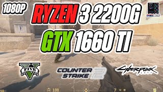 Ryzen 3 2200G  GTX 1660 Ti Benchmarks 2024 [upl. by Pillow]