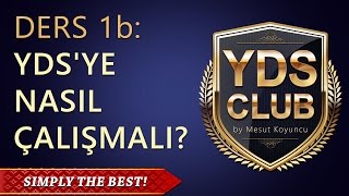 YDS Gramer Dersleri 1b  YDSye Nasıl Çalışmalıyızpart 1 [upl. by Neb]