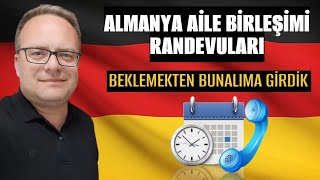 ALMANYA AİLE BİRLEŞİMİ VİZE RANDEVUMUZ NE KADAR SÜRDÜ [upl. by Noryb]