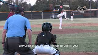 LHP Colten Blau Vandegrift High School Class of 2026 [upl. by Pol842]