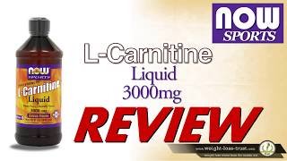 LCarnitine Liquid by Now Sports Review [upl. by Ottillia383]