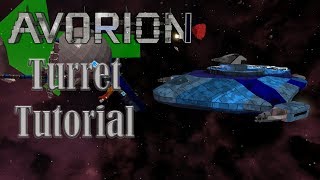 Avorion  Building turret tutorial [upl. by Wivestad]