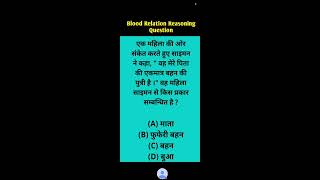 🤔Blood Relation Reasoning Question 2 👍 5 [upl. by Aonehc]