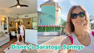 Disneys Saratoga Springs 1 Bedroom Villa Tour amp Resort Review [upl. by Eannej]