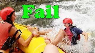 Dangerous Rapids Fail  Fiji Day 6 [upl. by Khichabia]