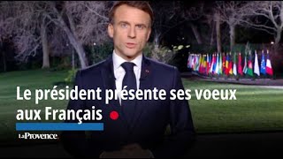 Emmanuel Macron a présenté ses voeux aux Français [upl. by Ordnas]