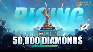 MLBB Rising League 50000 DIAMOND PRIZE [upl. by Weingartner]