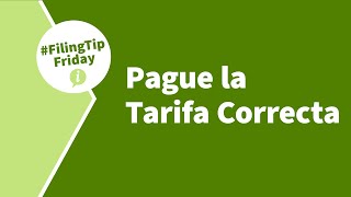 Pague la Tarifa Correcta [upl. by Piscatelli830]