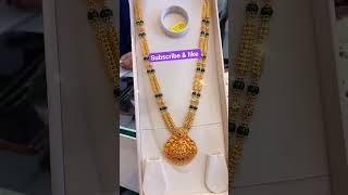 🥰Just wow beautiful gold jade long chain designs 👌jewelry longchain viraldesigns 👆latestdesign [upl. by Lydie947]